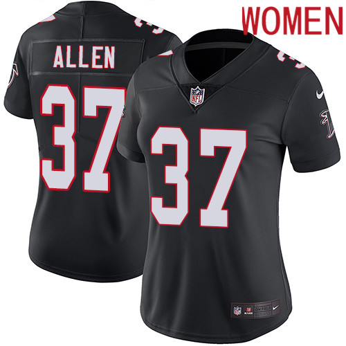 2019 Women Atlanta Falcons 37 Allen black Nike Vapor Untouchable Limited NFL Jersey